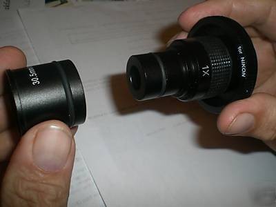 Nikon dslr slr camera lens adapter 4 microscope f-mount