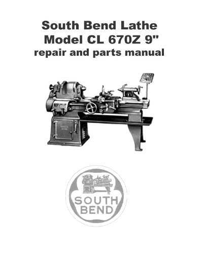 South bend lathe model cl 670Z 9