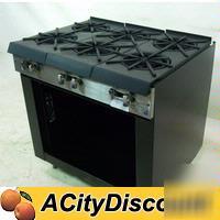 Used garland restaurant kitchen gas 6 eye range