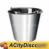 1DZ update up-13, 13 quart stainless steel utility pail