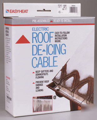 Easy heat cable roof deice kit 80' (adks-400)