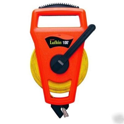 Lufkin pro series 100' hi-viz open reel tape measure