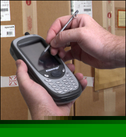 New metrologic SP5700 optimus pda mobile computer 