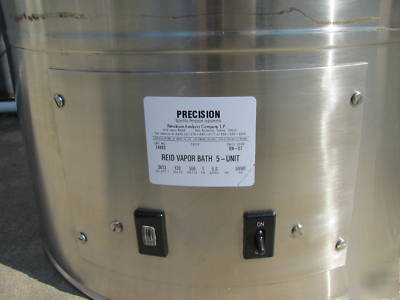 Precision scientific petroleum reid vapor bath 5 unit