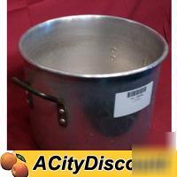Used commercial 20QT aluminum soup chili stock pot