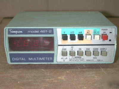 Simpson 461-2 digital multimeter