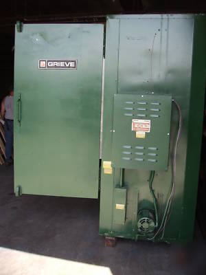 Used grieves batch oven 5.5 ft w x 5.5 ft ht x 2.5 ft d