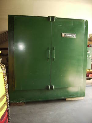 Used grieves batch oven 5.5 ft w x 5.5 ft ht x 2.5 ft d