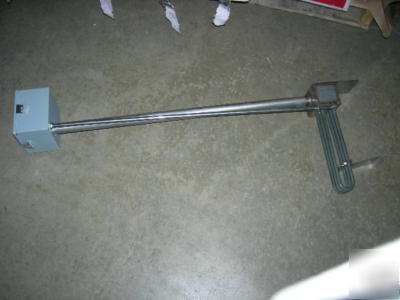 Watlow OLN714L3W over the side heater w/control box