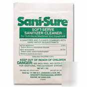 Soft serve 1 oz. pounch sanitzer - 10-0453 - 90234