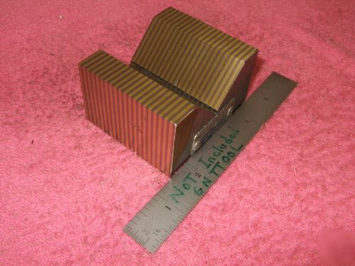 Magnetic v-block brass w/steel laminated ralmike anton