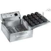 New fw-9 shallow fryer w/ drain - 208/240 volt
