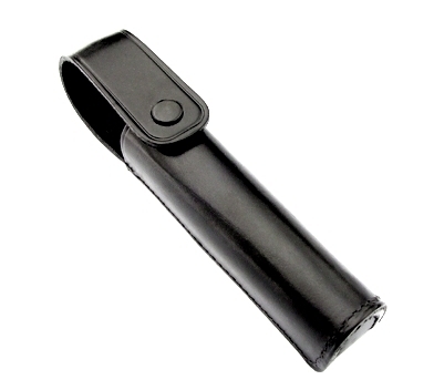 Plain leather duty holster for 3-cell 9V tactical light