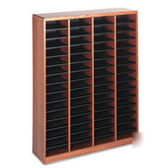 Safco wood ez stor literature organizer