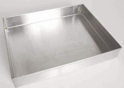 Stainless steel trays - set of 4