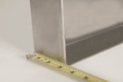 Stainless steel trays - set of 4