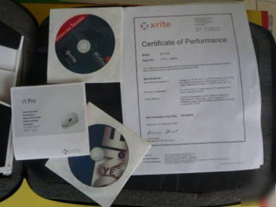 X-rite I1XTREME uv color management calibration system 