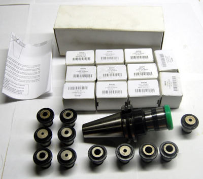 12 pcs. bison CAT40 bilz style #1 t/c cnc tapping kit