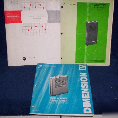 18 motorola pager service manuals pmr pagecom opta