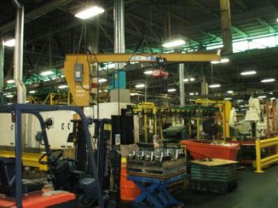 2 ton floor mounted jib crane