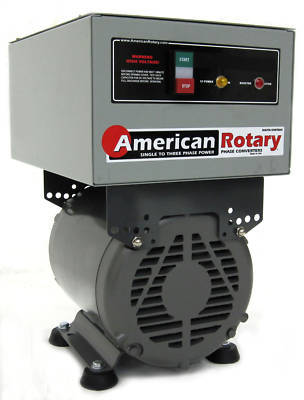50 hp rotary phase converter - cnc balanced made in usa