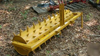 6' 3-point hitch category 1 tractor aerator w/3