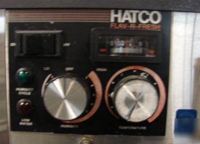 Hatco fdw-2 flav-r-fresh heated display case