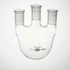 Kimble/kontes kimax round-bottom boiling flasks with