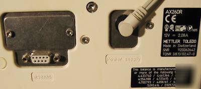 Mettler toledo AX26DR (delta range) microbalance