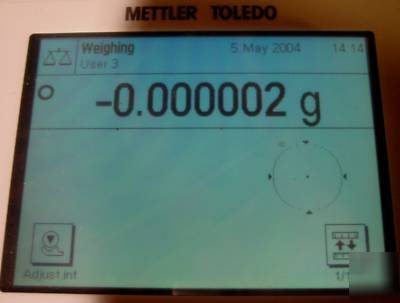 Mettler toledo AX26DR (delta range) microbalance