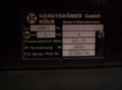 Ndt nde ndi krautkramer usk 7 ultrasonic shearwave ut