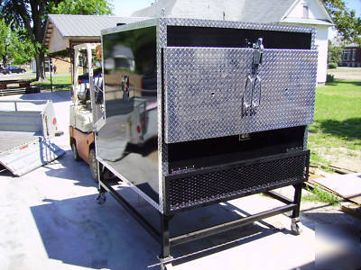 New bbq rotisserie smoker grill insulated