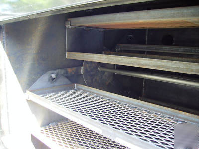 New bbq rotisserie smoker grill insulated