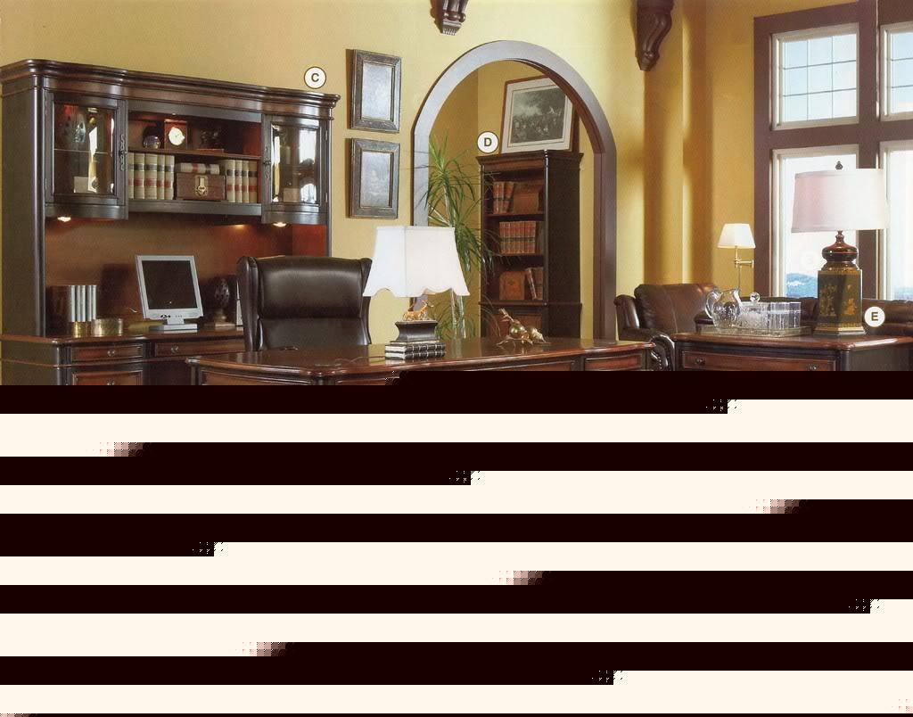 New executive desk table home office solid wood 