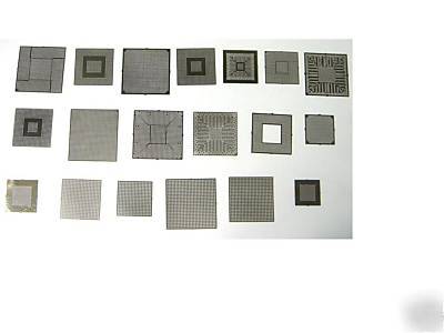 22PCS universal template for bga chip ball arrangement