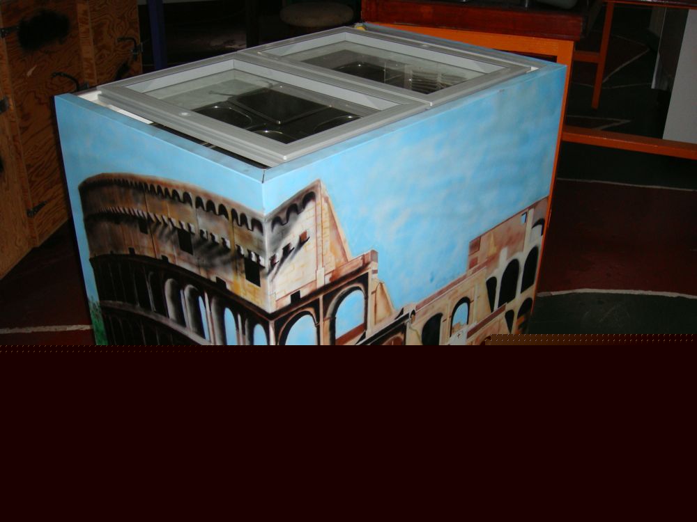 Gioia gelato case & accessories