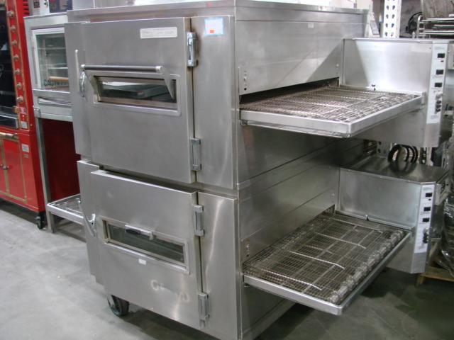 Lincoln impinger 1000 double deck pizza oven used