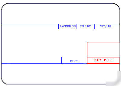 Cas thermal labels lp 1000 upc LP1000,grocery labels