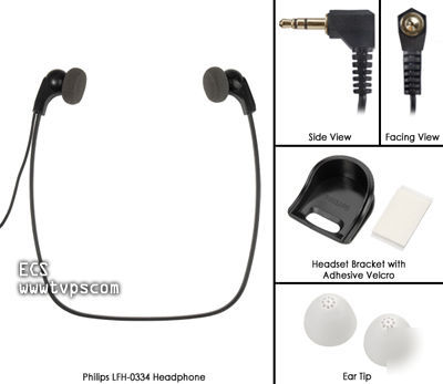 Philips LFH334 headset for computer transcribing