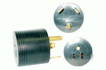 Adapter round 15F to 30M electrical plug connector