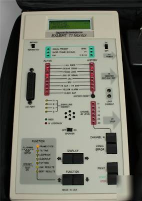 Datacom exbert T1 link analyzer & channel monitor