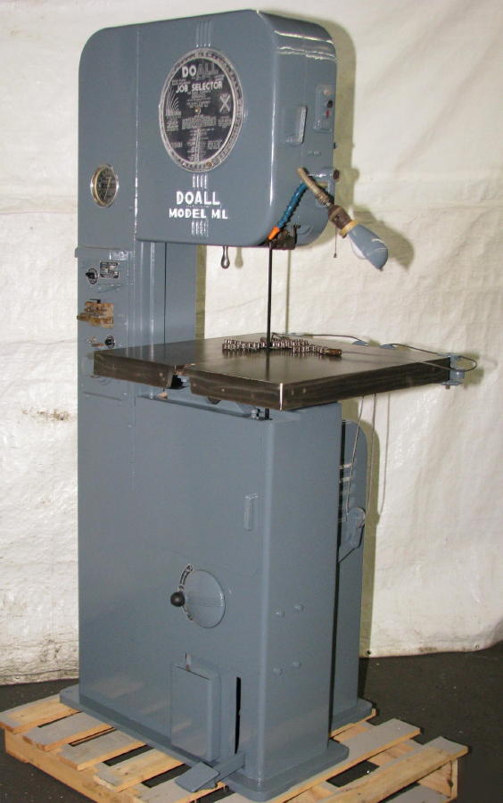 Doall vertical band saw model ml 16