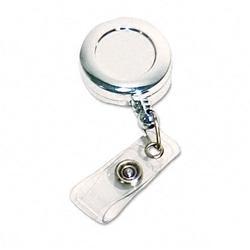 New chrome retractable id card reel, 30