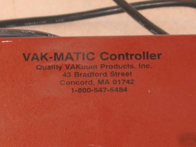 Vak-matic controller model VM4 polyurethane/vinyl bags