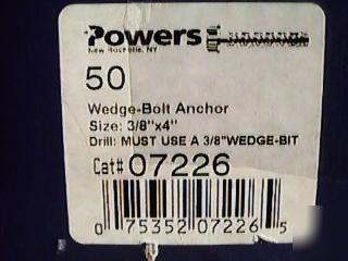 Powers fasteners 3/8