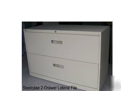 Steelcase 2-drawer lateral file cabinet, atlanta
