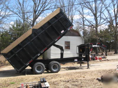 16' dump trailer, 4' sides dexter axles 25000GVW 