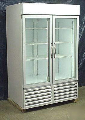 Beverage-air two glass door cooler merchandiser