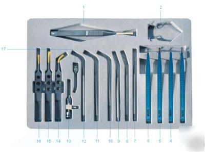 Complete phaco surgical set