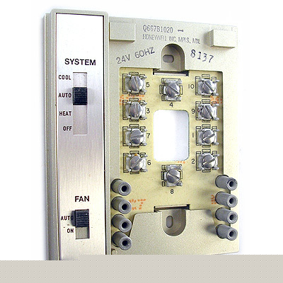 Honeywell-lennox Q667B1020 thermostat subbase